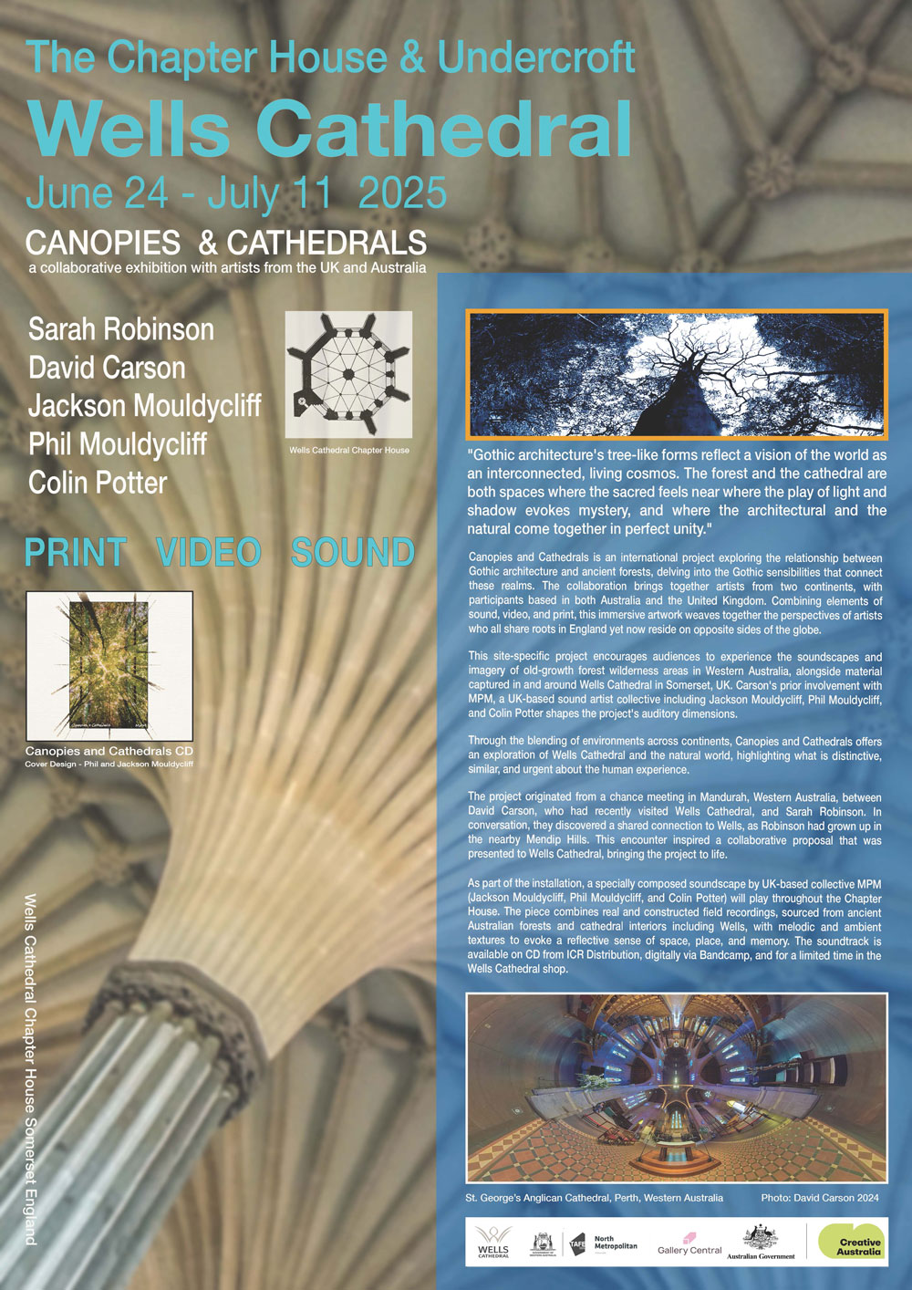 Wells Cathedral Exhibition Poster